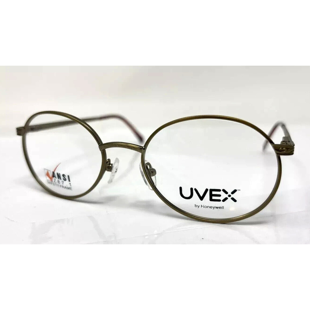 UVEX BY SPERIAN RC109 ANTIQUE GOLD TITMUS SAFTY EYEGLASSES FRAME
